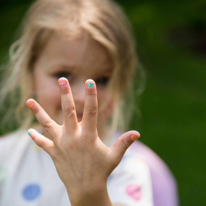 Kindernagellack-Set Sommergenuss in 3 Farben von namaki
