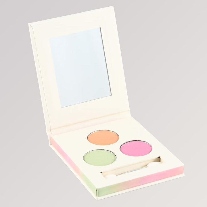 Bio-Lidschattenpalette Frühling mit 3 Farben von namaki