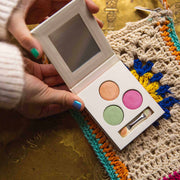 Bio-Lidschattenpalette Frühling mit 3 Farben von namaki