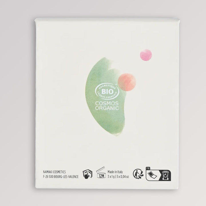 Bio-Lidschattenpalette Frühling mit 3 Farben von namaki