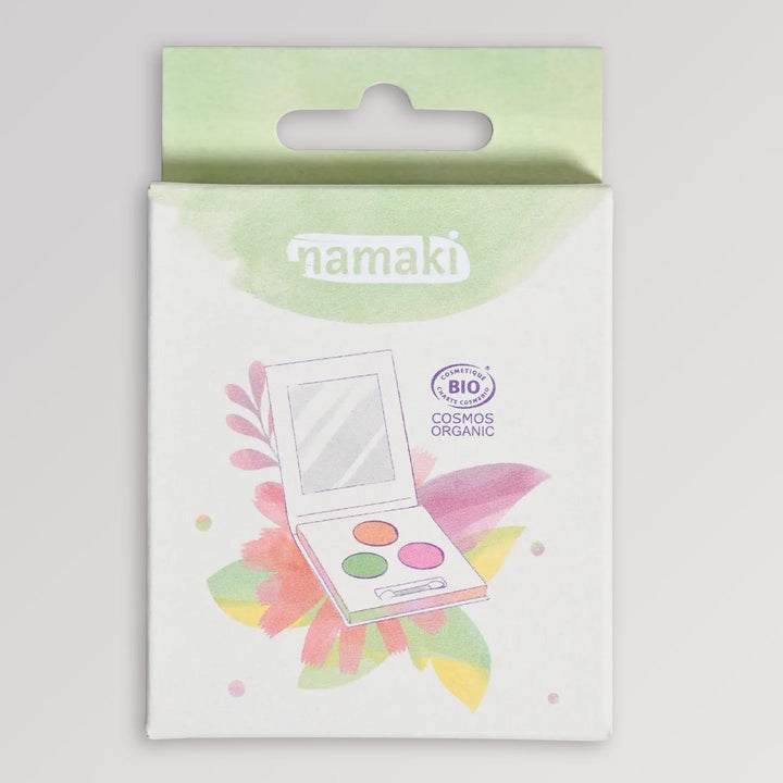 Bio-Lidschattenpalette Frühling mit 3 Farben von namaki