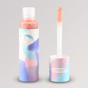 Bio-Lipgloss Glitzer Rosa mit Pfirsichduft von namaki