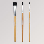 Schminkpinsel-Set mit 3 Pinseln von namaki