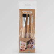 Schminkpinsel-Set mit 3 Pinseln von namaki