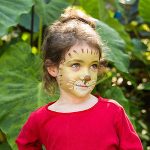 Kinderschminke-Set Löwe & Giraffe mit 3 Farben