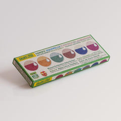 Wasserfarbkasten Naturfarben nawaro, 6 Farben - auch für Ostereier von ökoNORM