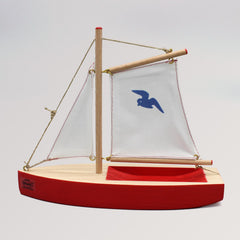 Segelschiff rot von OGAS