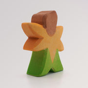 Holzfigur Blumenkind Calendua (Ringelblume) von Ostheimer - Rückseite