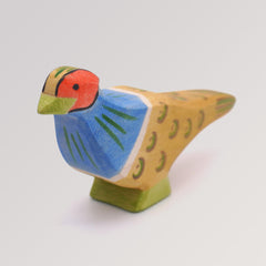 Holzfigur Fasan Vorderansicht von Ostheimer