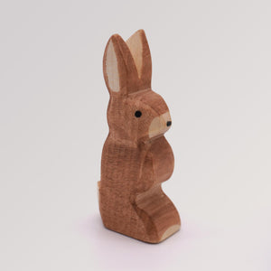 Ostheimer Holzfigur Hase Ohren hoch