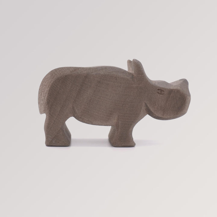 Holzfigur kleines Nashorn von Ostheimer