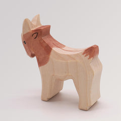 Holzfigur Zicklein stehend von Ostheimer