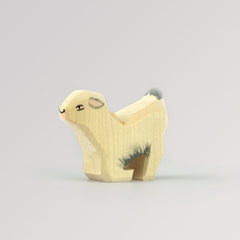 Ostheimer Holzfigur Zicklein trinkend