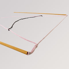 Seifenblaseninstrument Zwilling mit Kordel und Schnur von Peter&Pat