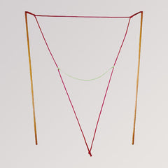 Seifenblaseninstrument Zwilling mit Kordel und Schnur von Peter&Pat