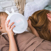Rabbit & Friends Lichtwecker & Nachtlicht für Kinder in weiß - mit Hasenohren