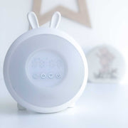 Rabbit & Friends Lichtwecker & Nachtlicht für Kinder in weiß - mit Hasenohren