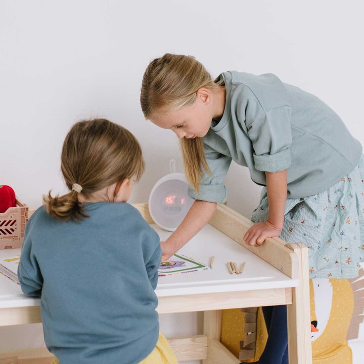 Rabbit & Friends Lichtwecker & Nachtlicht für Kinder in weiß - mit Hasenohren