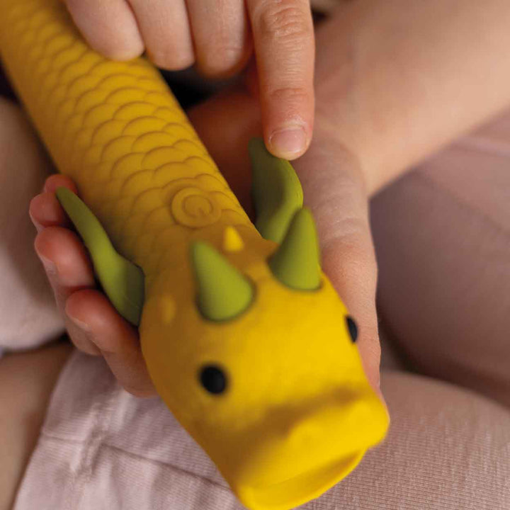 Taschenlampe Drache in gelb für Kinder von Rabbit & Friends