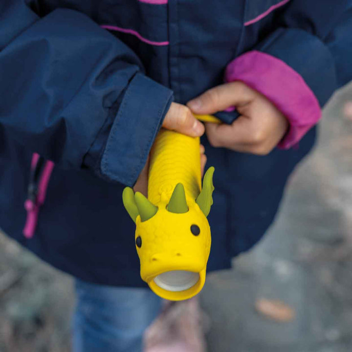Taschenlampe Drache in gelb für Kinder von Rabbit & Friends