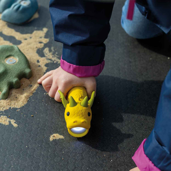 Taschenlampe Drache in gelb für Kinder von Rabbit & Friends