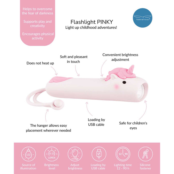 Rabbit & Friends Taschenlampe Einhorn Produktübersicht