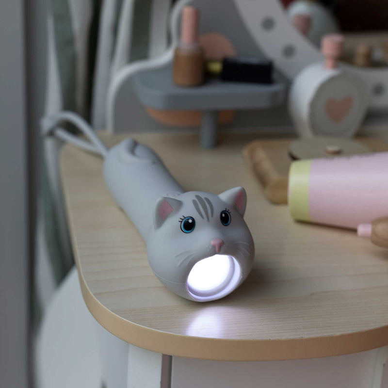 Taschenlampe im Katzen-Design für Kinder - von Rabbit & Friends