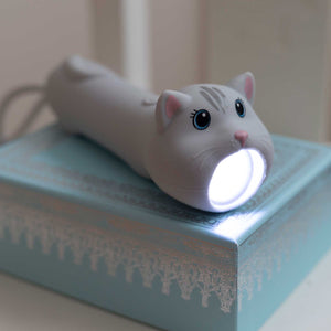 Taschenlampe im Katzen-Design für Kinder - von Rabbit & Friends