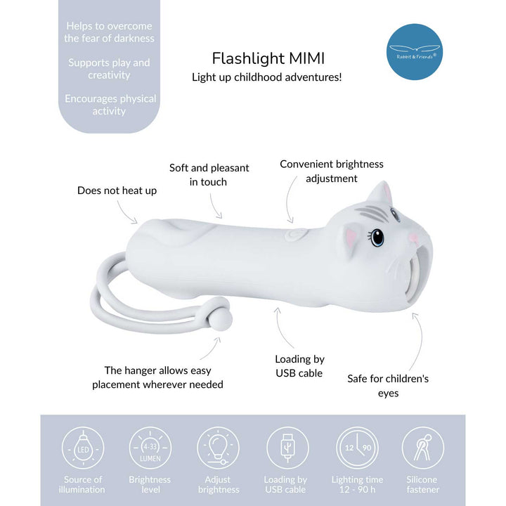 Rabbit & Friends Taschenlampe Katze Produktübersicht