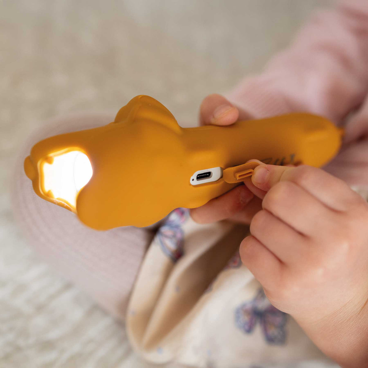 Taschenlampe im Löwen-Design für Kinder - von Rabbit & Friends