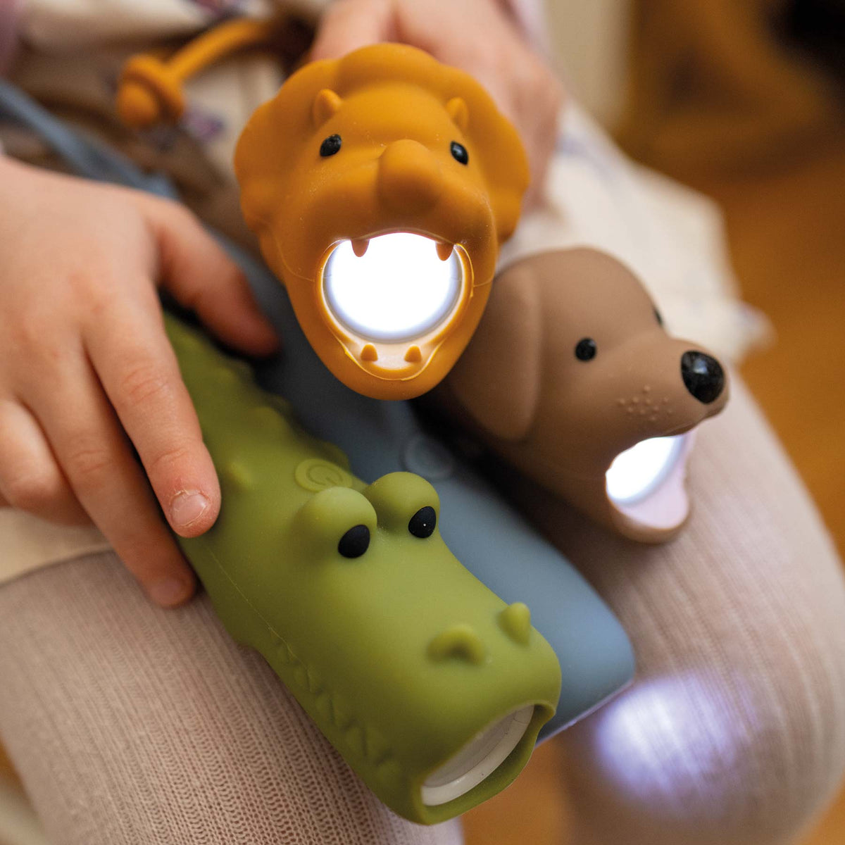 Taschenlampe im Löwen-Design für Kinder - von Rabbit & Friends