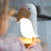 Nachtlicht Vogel mit Bluetooth-Lautsprecher in weiß von Rabbit & Friends