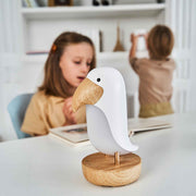 Nachtlicht Vogel mit Bluetooth-Lautsprecher in weiß von Rabbit & Friends