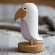 Nachtlicht Vogel mit Bluetooth-Lautsprecher in weiß von Rabbit & Friends