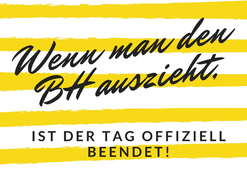 Postkarte - "BH" von Rabenmütter