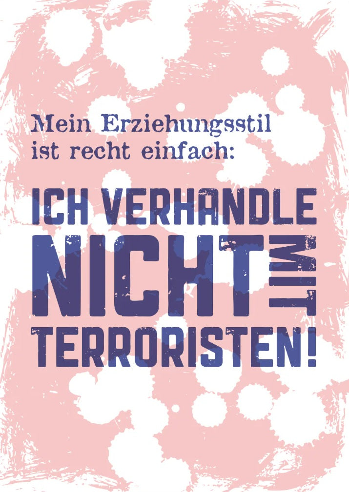 Postkarte - Einfacher Erziehungsstil von Rabenmütter