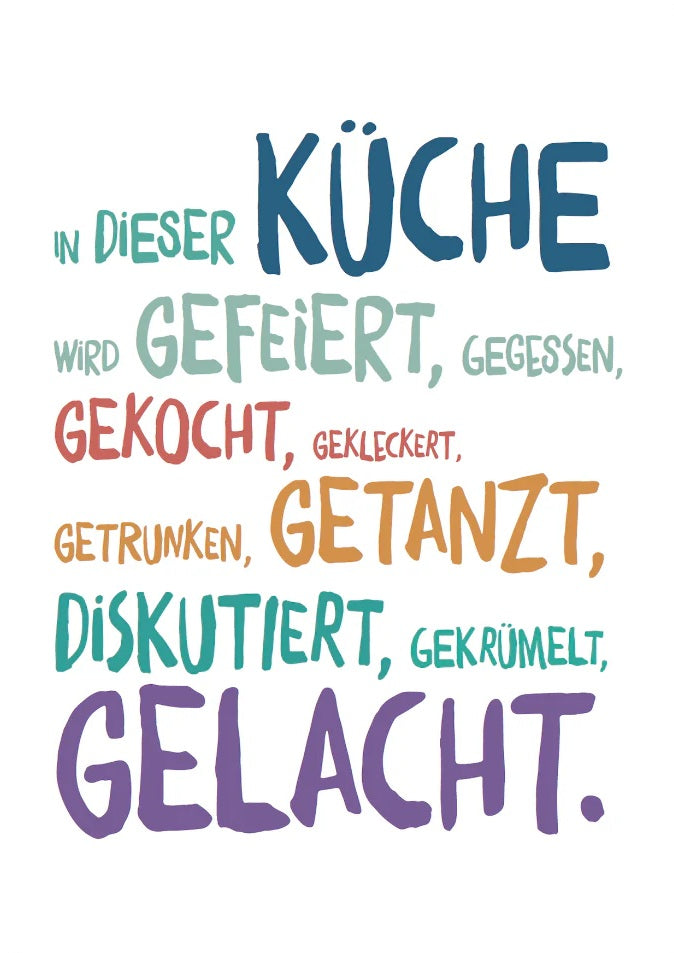 Postkarte - In dieser Küche von Rabenmütter