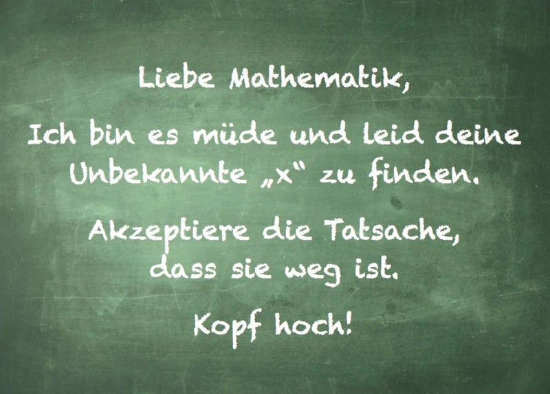 Postkarte - Mathematik von Rabenmütter
