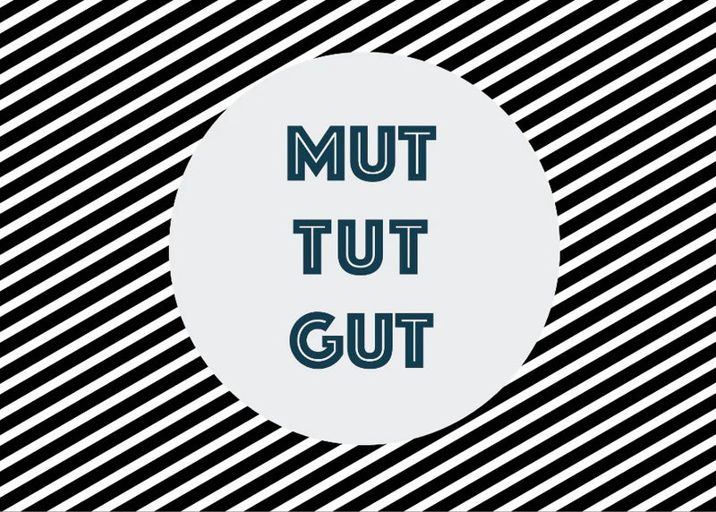 Postkarte - Mut tut gut von Rabenmütter