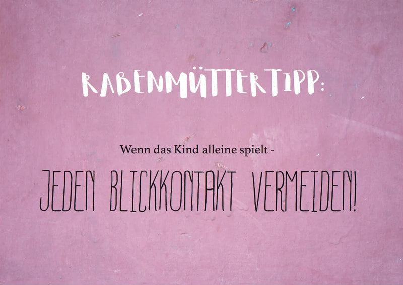 Postkarte - Rabenmütter Tipp von Rabenmütter