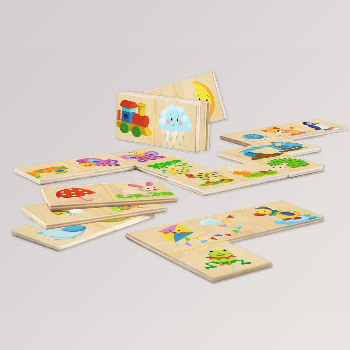 Schmidt Spiele 63024 Selecta - Gioco Serpente Per Foto In Legno, 20 Pezzi, Da 30 Mesi