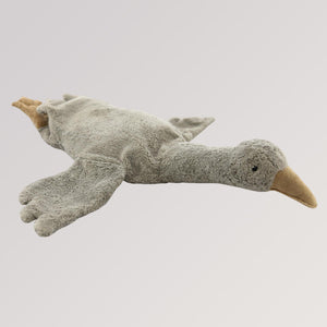 Kuscheltier & Wärmekissen Gans groß in grau von Senger Naturwelt
