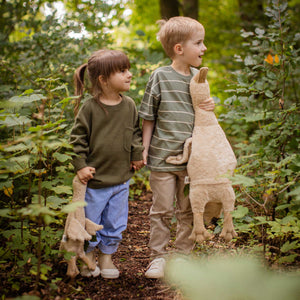 Kuscheltier große Gans im Farbton leinen von Senger Naturwelt