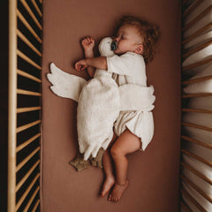 Kuscheltier & Wärmekissen Gans groß in weiß von Senger Naturwelt