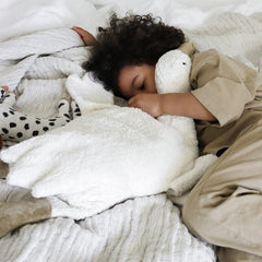 Kuscheltier & Wärmekissen Gans groß in weiß von Senger Naturwelt