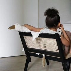 Kuscheltier & Wärmekissen Gans groß in weiß von Senger Naturwelt