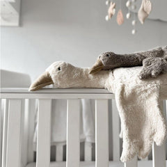 Kuscheltier & Wärmekissen Gans groß in weiß von Senger Naturwelt