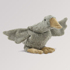 Kuscheltier & Wärmekissen Gans klein in grau von Senger Naturwelt