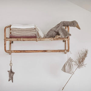 Kuscheltier & Wärmekissen Gans klein in grau von Senger Naturwelt