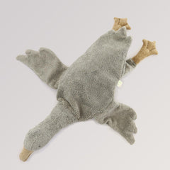 Kuscheltier & Wärmekissen Gans klein in grau von Senger Naturwelt